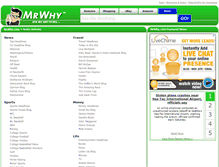 Tablet Screenshot of news.mrwhy.com
